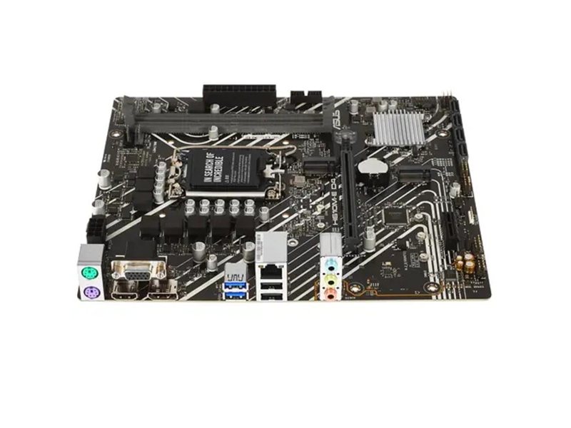ASUS PRIME H610M-E D4-CSM (Socket 1700, mATX, 2xDDR4(64GB), VGA/HDMI/DP, 1xPCIe 4.0x16/1xPCIe 3.0, 1xLAN, 4xSATA 6Gb/s, 2xM.2, 2xUSB 3.2, 2xUSB 2.0, 2xPS/2)