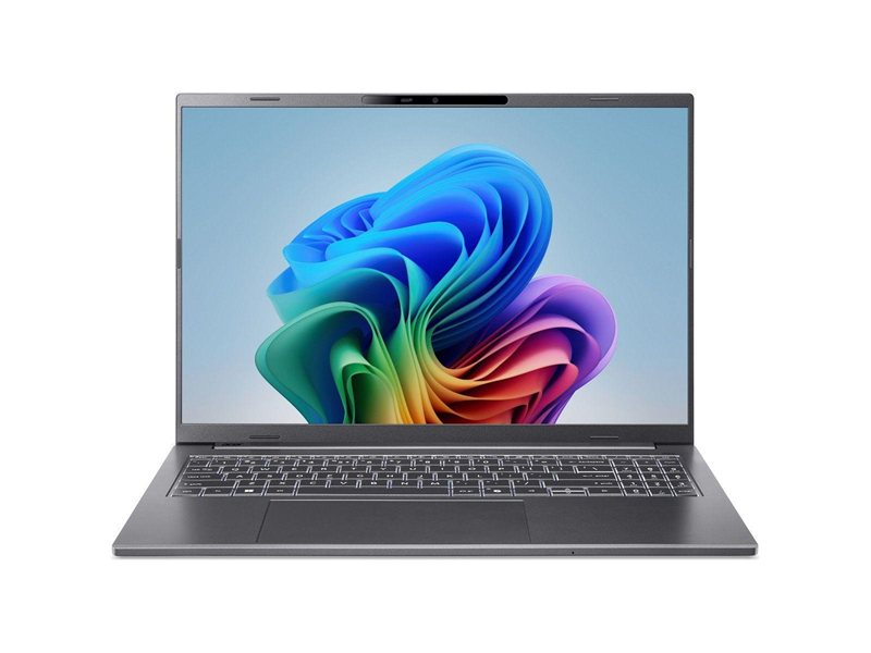 Ноутбук Acer Aspire 16 AI A16-61M-R4BE AMD Ryzen AI 5 330/16Gb/SSD512Gb/16"/IPS/WUXGA/1920x1200/120Hz/NoOS/Grey (NX.JLLCD.005)