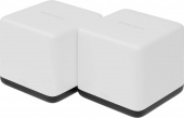 Бесшовный Mesh роутер Mercusys Halo H50G (HALO H50G(2-PACK)) AC1900 10/100/1000BASE-TX белый (упак.:2шт)