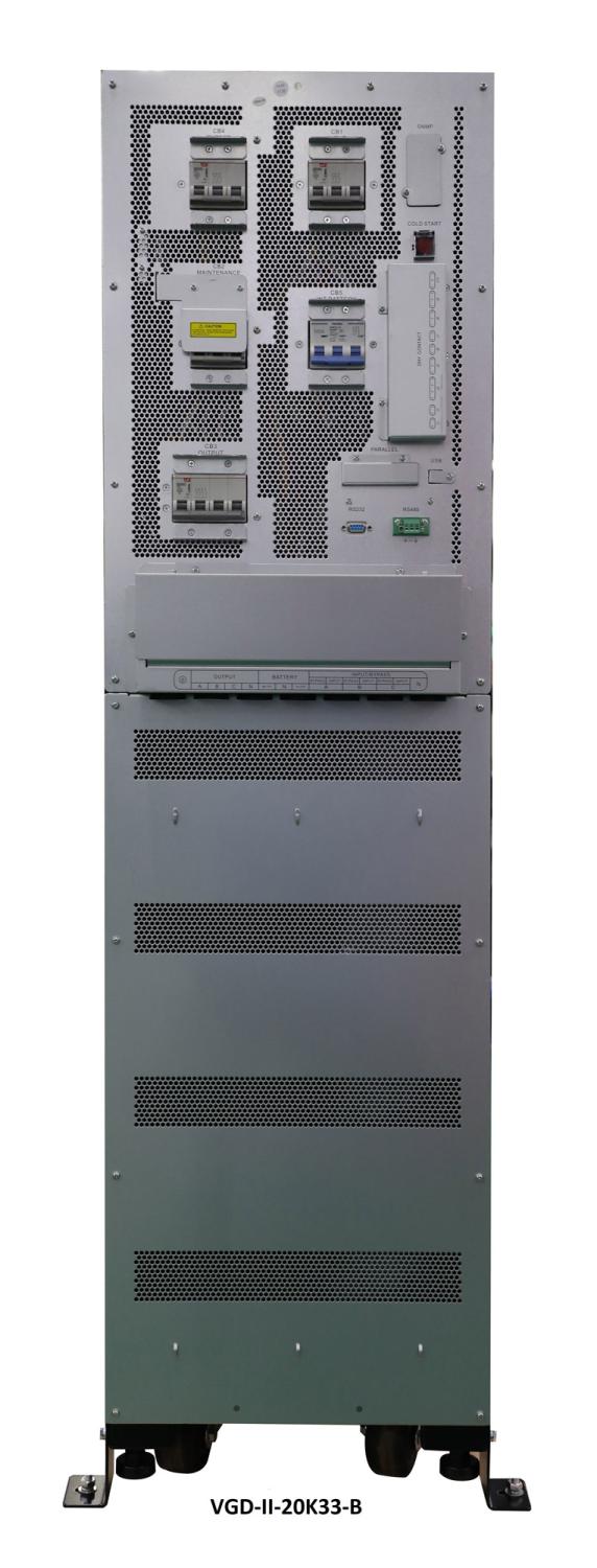 Источник бесперебойного питания Powercom Vanguard-II-33 VGD-II-20K33 20000Вт 20000ВА черный