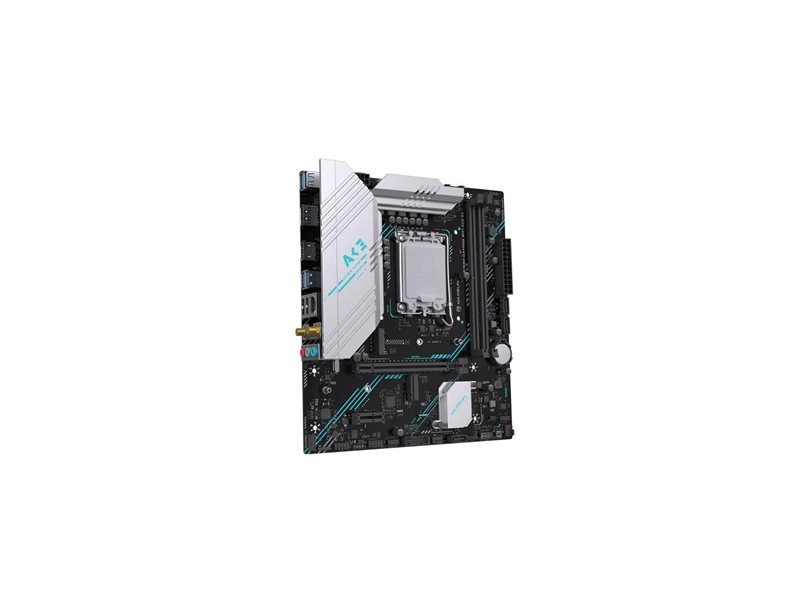 MAXSUN MS-B760M GAMING WIFI ACE D4 (Socket 1700, mATX, 2*DDR4(64b), VGA/HDMI, 3*SATA3, 2*M.2, 1xPCI-E x16 /1xPCI-E x4, 2*USB 2.0, 4*USB 3.2 GEN2, LAN 1*1G, Bluetooth, Wi-Fi 802.11ax, RTL)