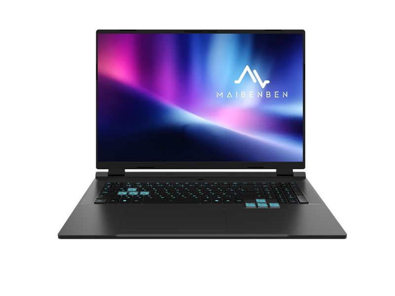 Ноутбук/ Maibenben X18A-R98957 18"(1920x1200 IPS (180Hz) )/AMD Ryzen 9 8945HX(2.5Ghz)/16384Mb/1024PCISSDGb/Ext:NVIDIA GeForce RTX 5070(8192Mb)/Cam/BT/WiFi/80WHr/war 1y/2.8kg/Black/Linux + 1*mninDP, 300nits,1x16Gb,2SODIMM