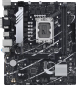 ASUS PRIME B760M-K D4 (Socket 1700, mATX, 2xDDR4(64GB), VGA/HDMI 2.1, 1xPCIe 4.0x16/2xPCIe 4.0, 1xLAN (2.5GbE), 4xSATA 6Gb/s, 2xM.2, 4xUSB 3.2, 2xUSB 2.0, 1xPS/2)