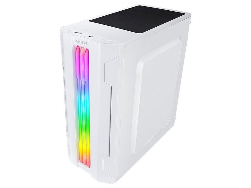 Корпус ALSEYE Корпус ALSEYE Auro 3.0-W Mini-ITX/Micro ATX/ATX, USB2.0*2+HD Audio+USB3.0*1, H.D.D.(3.5")*2pcs+S.S.D(2.5")*2pcs, 354*185*413mm