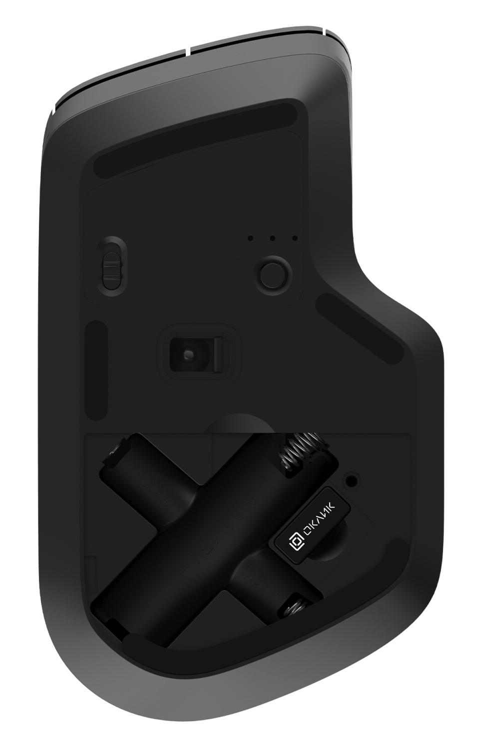 Мышь Оклик 501MW черный оптическая 2400dpi беспров. USB 7but (1877553)