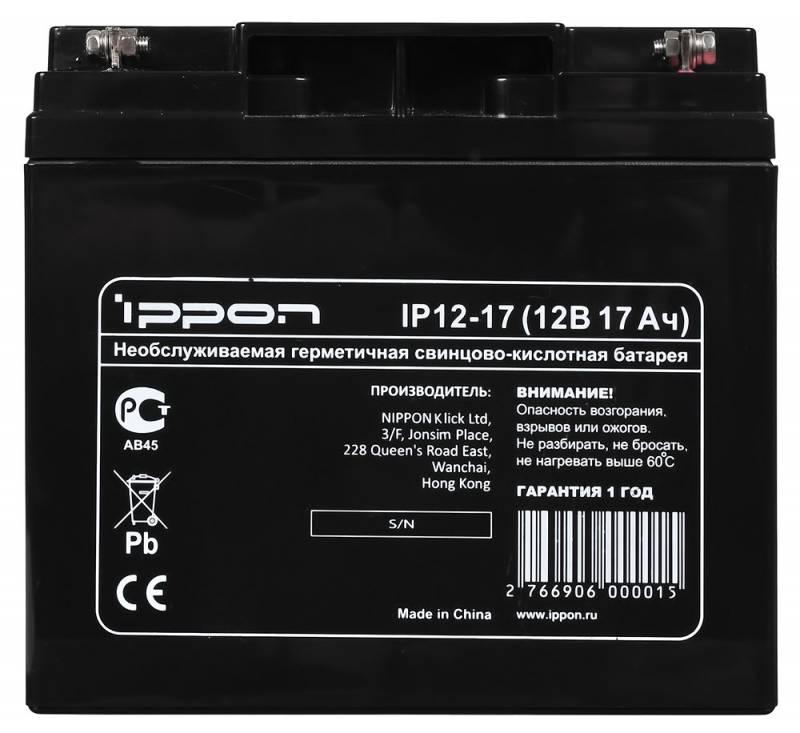 Батарея для ИБП Ippon IP12-17 12В 18Ач