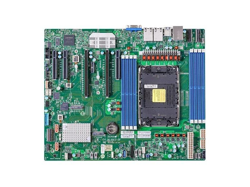 Supermicro MBD-X13SEI-TF-B 1xLGA-4677,Intel Xeon SP gen 4, Intel C741, 8x DDR5 4800/4400/4000 MHz. 2x10Gbe Base-T X550+1xMgmt LAN, 10xSATA3, 2xSATA-DOM, 4xUSB 3.2,  2xPCI-Ex16+3xPCI-E x8+2xMCIO x8, 2x
