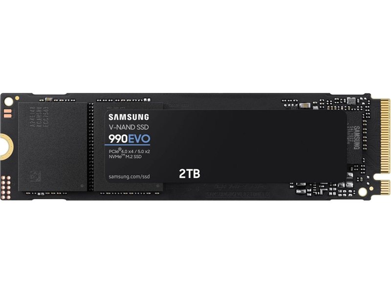 Накопитель SSD Samsung PCIe 4.0 x4 2TB MZ-V9E2T0BW 990 EVO M.2 2280