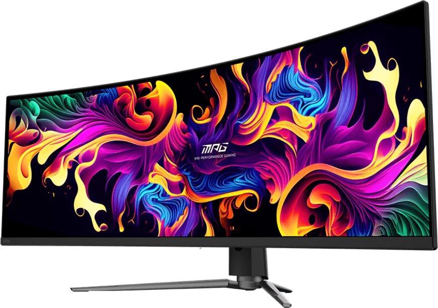 Монитор MSI 49" MPG 491CQP QD-OLED черный QD OLED LED 32:9 HDMI матовая HAS Piv 250cd 178гр/178гр 5120x1440 144Hz DP DQ USB 10.3кг