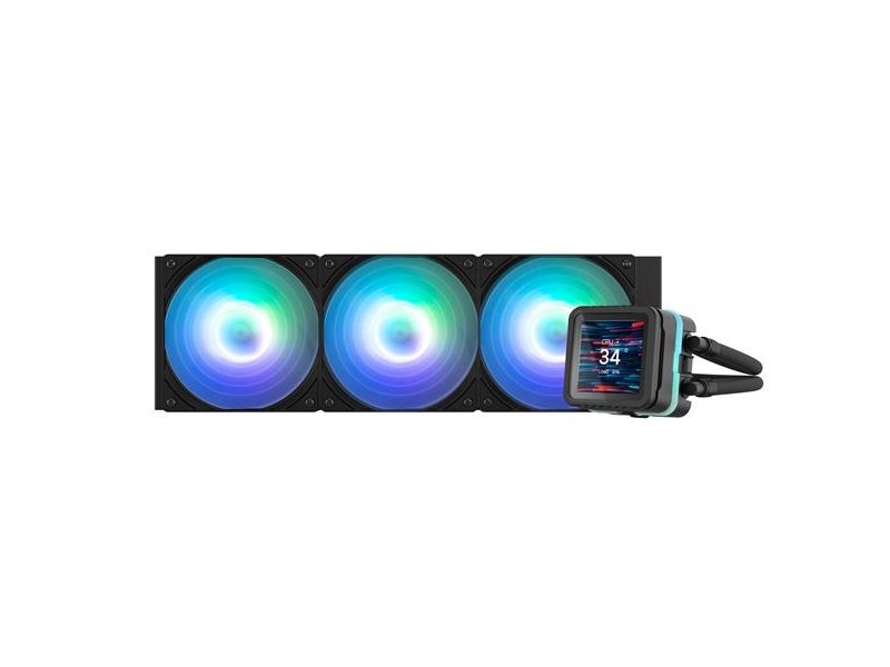 Система водяного охлаждения Zalman CPU Liquid Cooler 360mm, ARGB, LCD Display, black