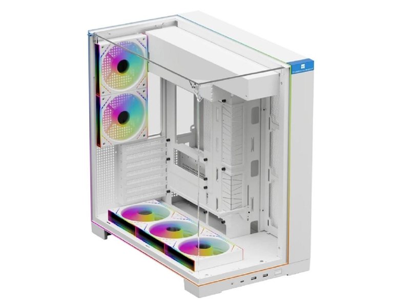 Thermalright Корпус TR-A70 ARGB White FAN5-M / TG / 5 x120mm ARGB PWM Fans / ARGB Strip / USB TYPE-C / ATX / TRA70AF5MW