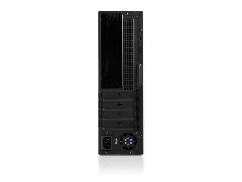 Foxline FL-461-FLX400  mATX Desktop 400W FL-461 mATX case, black, w/PSU FLEX 400W, w/1xUSB3.0+1xType-C (USB2.0)