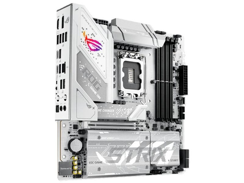 Материнская плата ASUS ROG STRIX B860-G GAMING WIFI, LGA1851, B860, 4*DDR5, 4*SATA, 4*M.2, 4*USB 3.2, 4*USB 2.0, Type-C, 2*PCIx16, DP+HDMI, ATX; 90MB1JF0-M0EAY0