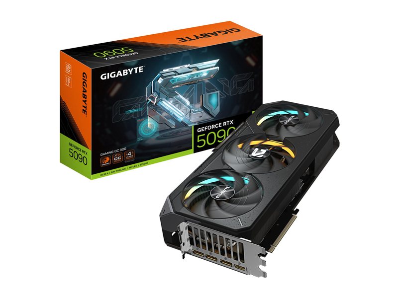Видеокарта GIGABYTE RTX5090 GAMING OC 32G//RTX5090, HDMI*1, DP*3, 32G,D7