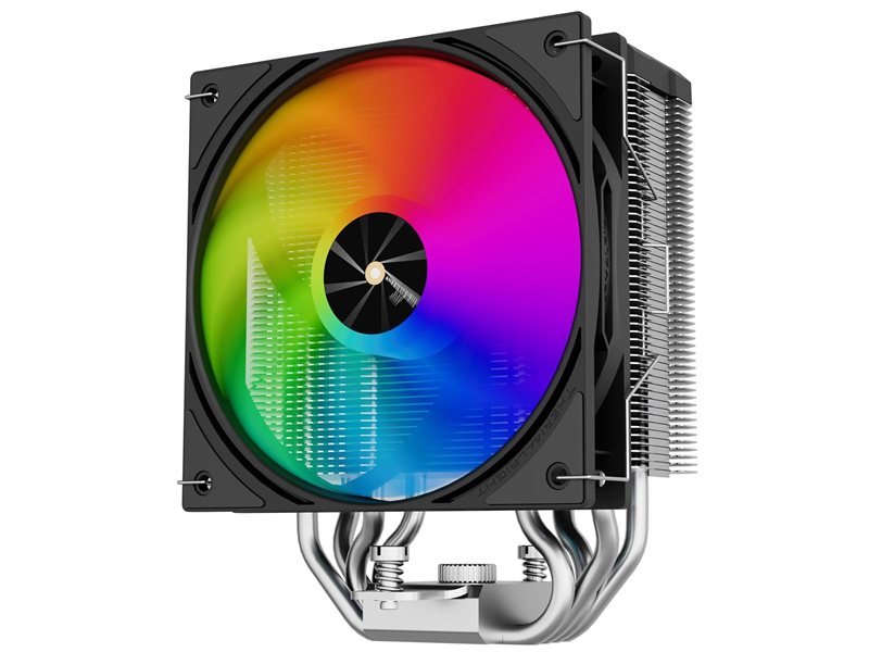 Thermalright Кулер Assassin X 120 R Digital ARGB Black LGA115X/1200/1700/1851/AM4/AM5 (120mm ARGB PWM Fan, 4 тепл. трубки 6мм) / TRAX120RDAB