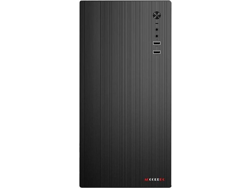 Корпус Accord ACC-M802 черный без БП mATX 1x80mm 1x120mm 1xUSB2.0 1xUSB3.0 audio bott PSU