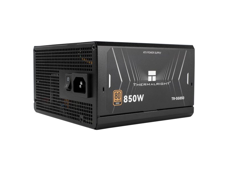 Блок питания 850W/ Power Supply Thermalright, 850W 80+ Gold (ATX, 3.1, PCIe 5.1, Full modular, 1x24(20+4)pin 600mm, 2xCPU 8(4+4)pin 650mm, 2xPCIe*2 8(6+2)pin 650+150mm, 1x12VHPWR PCIe 5.1 12+4pin 600mm, 2xSATA*4 450+150+150+150mm, 1xMOLEX4pin*3 500+150+15