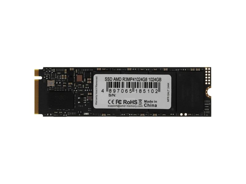 Твердотельный накопитель SSD AMD Radeon R3 Series M2.2280 1024GB