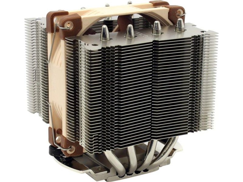 Кулер для процессора/ CPU Cooler Noctua NH-D9L (88W, 4-pin PWM, 110mm, Al/Cu, 4x6mm, 1x92x92x25mm, 46.44CFM, 22.8dBA, 2000RPM, S: 1851/1700/1200/115X, AM5/AM4, Beige/Brown)
