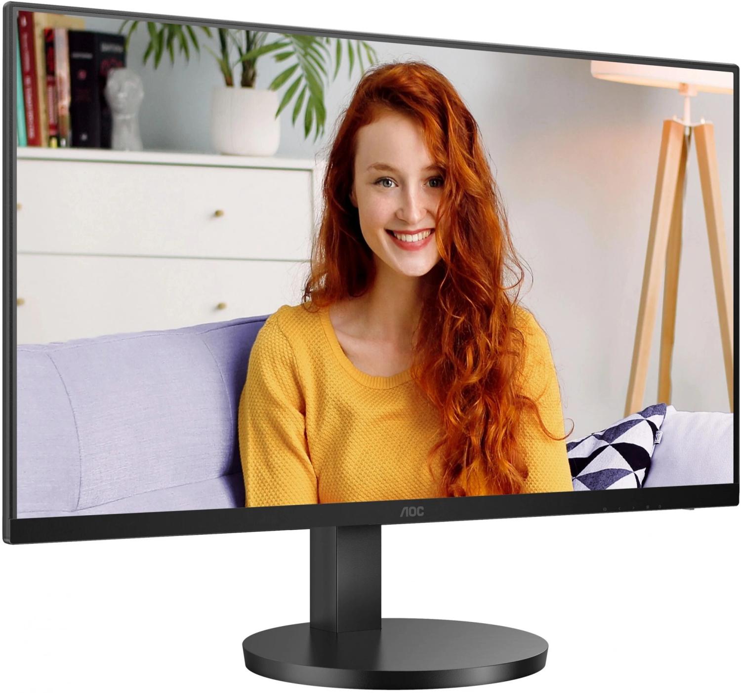Монитор AOC 27" Basic-Line U27B3AF черный IPS LED 16:9 HDMI M/M матовая HAS 350cd 178гр/178гр 3840x2160 60Hz DP Quad 4K (2160p) 5.2кг