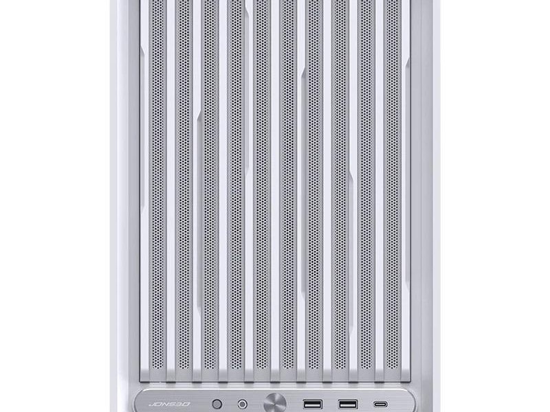 Корпус без блока питания/ Case JONSBO D33, Mini-Tower, TG, no fan, 2xUSB-A 3.0 + 1xUSB-C 3.2, mATX, mITX White