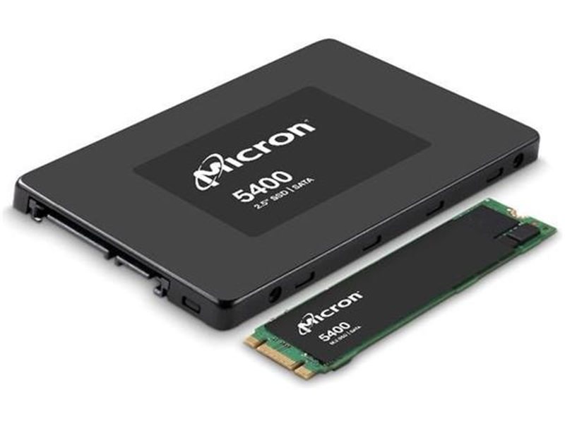 Твердотельный накопитель Micron 5400PRO 960GB SATA 2.5" 3D TLC R540/W520MB/s MTTF 3М 95000/33000 IOPS 1.5 DWPD SSD Enterprise Solid State Drive, 1 year, OEM (analog MTFDDAK960TDS-1AW1ZABYY)