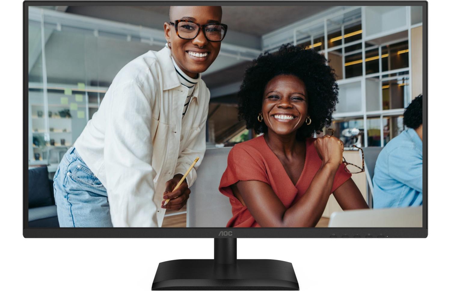 Монитор AOC 27" Q27E4U черный IPS LED 16:9 HDMI M/M матовая HAS Piv 350cd 178гр/178гр 2560x1440 120Hz DP Quad HD 2K (1440p) USB 5.55кг