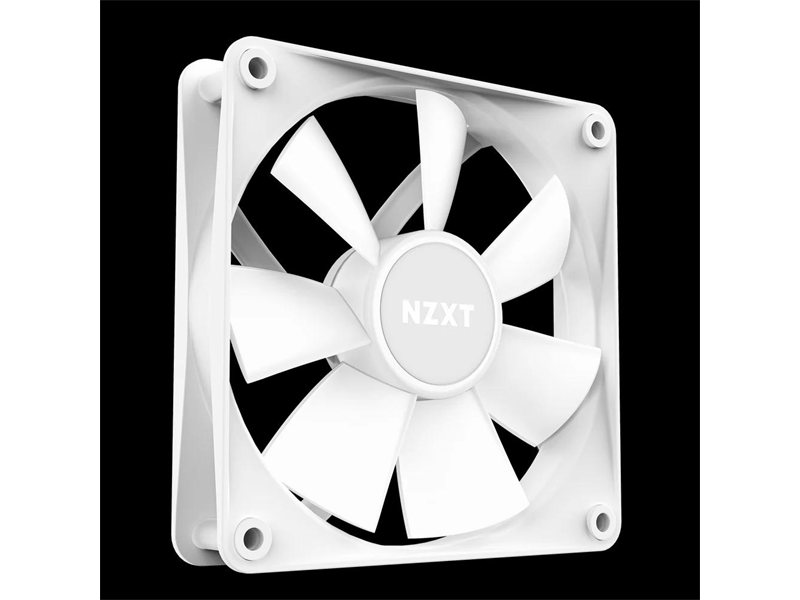 Кулер для корпуса ПК/ Case Cooler NZXT F120 RGB Core Triple Pack (120x120x25mm, 4-pin PWM, RGB, 78.86CFM, 33.88dBA, 1800RPM, White, 3pcs)