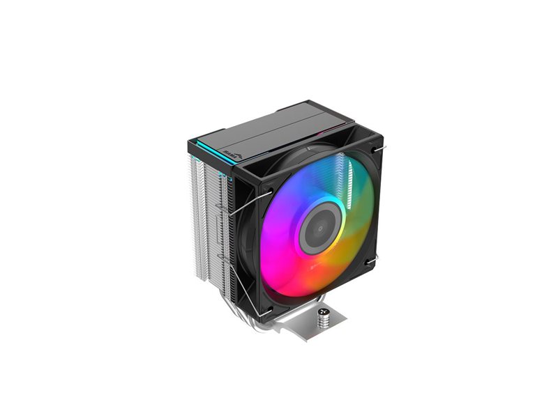 Кулер для процессора/ CPU Cooler SAMA X40L (200W, 4-pin PWM, 133.5mm, 4x6mm, ARGB, 1x100mm, 50.1CFM, 35.2dBA, 2600RPM, S: 1851/1700/1200/115X, AM5/AM4, silver)