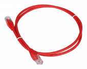 Патч-корд Lanmaster TWT-45-45-1.0-RD UTP RJ-45 вил.-вилка RJ-45 кат.5E 1м красный ПВХ (уп.:1шт)