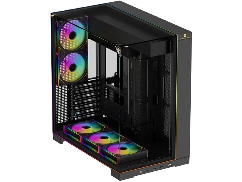 Thermalright Корпус TR-A70 FAN5-M / Black / TG / 5 x120mm ARGB PWM Fans / USB TYPE-C / ATX / TRA70F5MB
