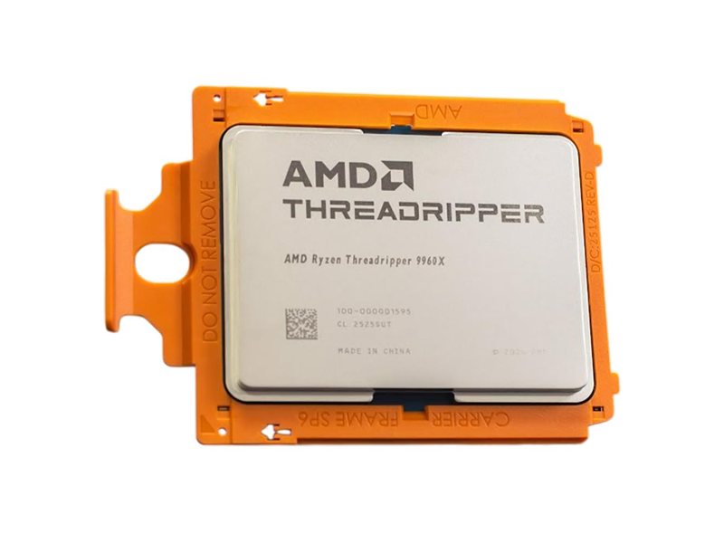 Центральный Процессор AMD RYZEN Threadripper 9960X OEM (Shimada Peak, 4nm, C24/T48, Base 4,2 GHz, Turbo 5,4 GHz, Without Graphics, L3 128MB, TDP 350W, sTR5)