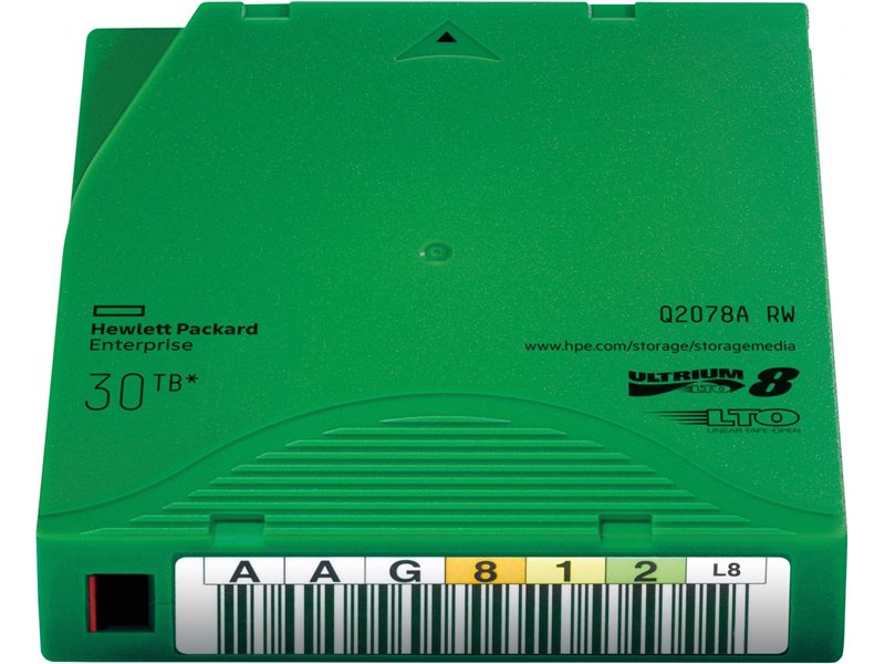 ленточный картридж HPE LTO-8 Ultrium 30TB RW Data Cartridge (without label)