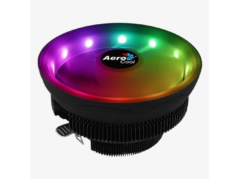 Cooler Aerocool Core Plus  ARGB {110W / ARGB / PWM / Intel 115*/775/1200/1700 AMD / Clip"}