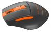 Мышь A4Tech Fstyler FG30S серый/оранжевый оптическая 2000dpi silent беспров. USB 6but (FG30S ORANGE)