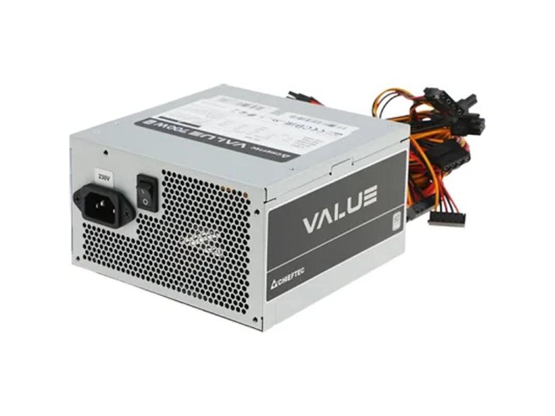 Chieftec Value APB-700B8 (ATX 2.3, 700W, 80 PLUS, Active PFC, 120mm fan) OEM