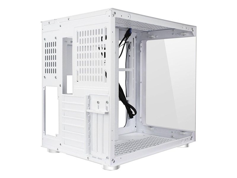 Ginzzu V580 RGB подсветка, закаленное стекло 1*USB 3.0,1*USB 2.0, AU Белый ATX