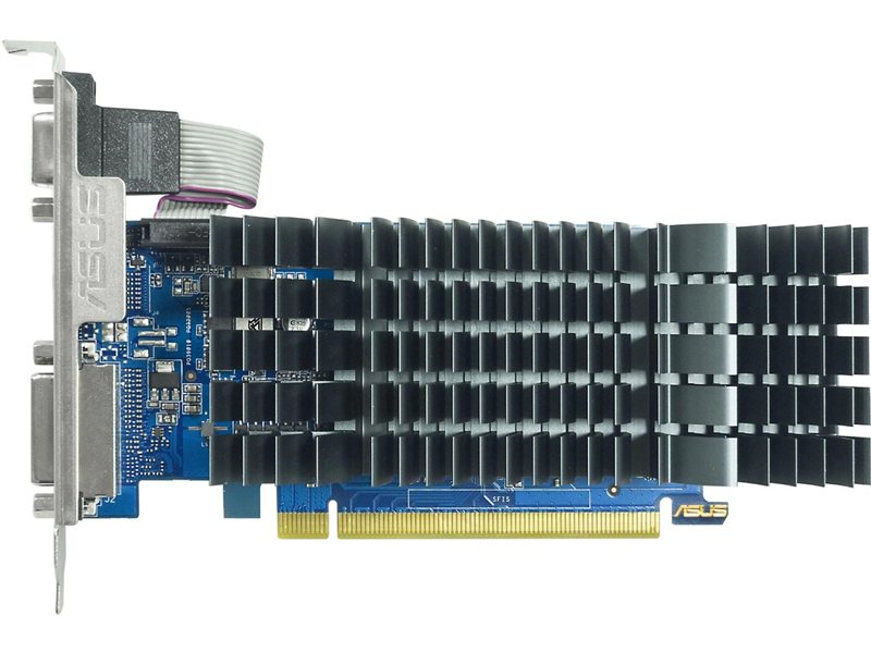 Видеокарта Asus PCI-E 2.0 GT710-SL-2GD5-BRK-EVO NVIDIA GeForce GT 710 2Gb 64bit GDDR5 954/5012 DVIx1 HDMIx1 CRTx1 HDCP Ret low profile