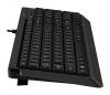 Клавиатура A4Tech FK15 черный USB (FK15 BLACK) кабель 1.5м