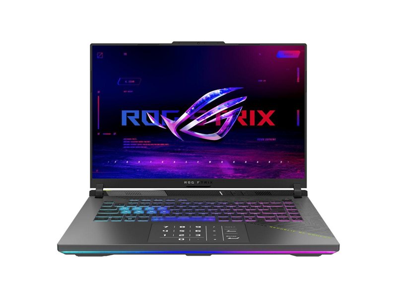 Ноутбук ASUS ROG Strix G16 G614PP-TS207 AMD Ryzen 9 8940HX/32Gb (2*16 D5)/SSD512Gb/RTX5070 8Gb (115W)/16"/IPS/WQXGA/2560x1600/300Hz/NoOS/RJ-45/Volt Green/2.50kg