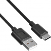 Кабель Buro BU-USB-AC-1M USB (m)-USB Type-C (m) 1м черный