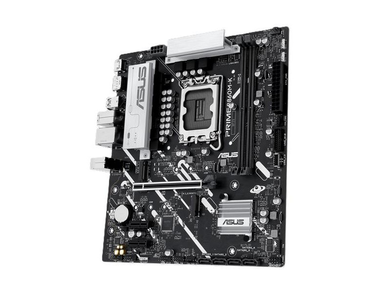 Материнская плата Asus PRIME B860M-K Soc-1851 Intel B860 2xDDR5 mATX AC`97 8ch(7.1) 2.5Gg RAID+HDMI+DP