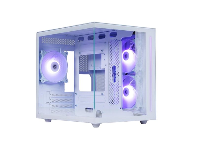 Defender Корпус компьютерный NovaCube белый,mATX,3fan,switch&M/BSync
