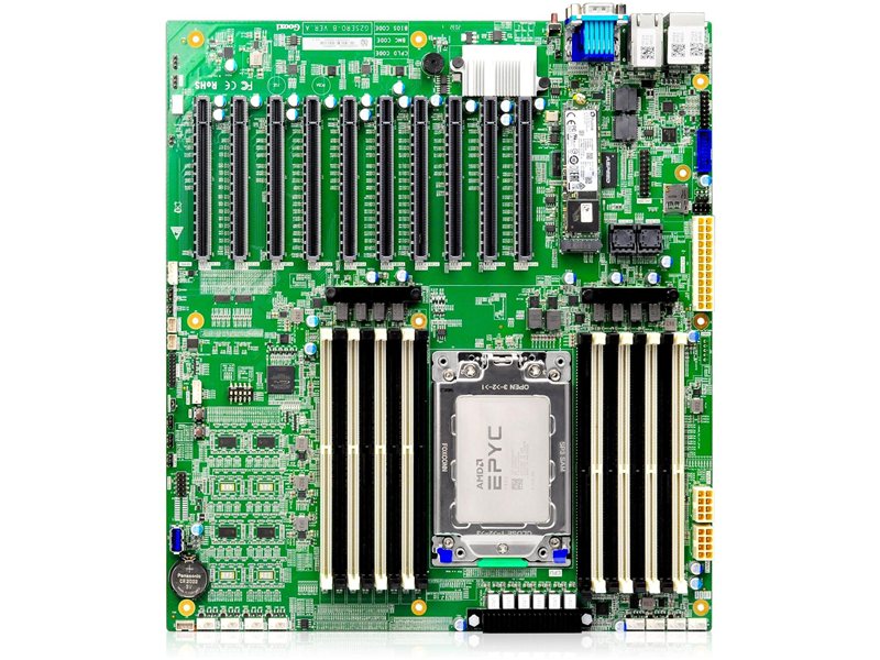 Материнская плата/ MB Gooxi G2SERO-B-PK2,  1xSP3 AMD EPYC 7001/7002/7003, 16xDDR4 ECC REG, 2xSFF8643, 6* PCI-E 4.0 x8, 4* PCI-E 4.0 x16, M.2 PCIe x4 2280, 2x1GbE LAN i350, IPMI, VGA, COM, 2*USB 3.0, E-ATX