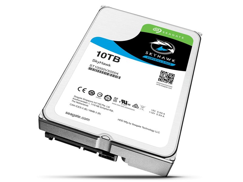 Жесткий диск/ RECERTIFIED HDD Seagate SATA3 10Tb 3.5"SkyHawk 7200 256Mb 1 year warranty (replacement ST10000VE001, ST10000VE0008) RECERTIFIED