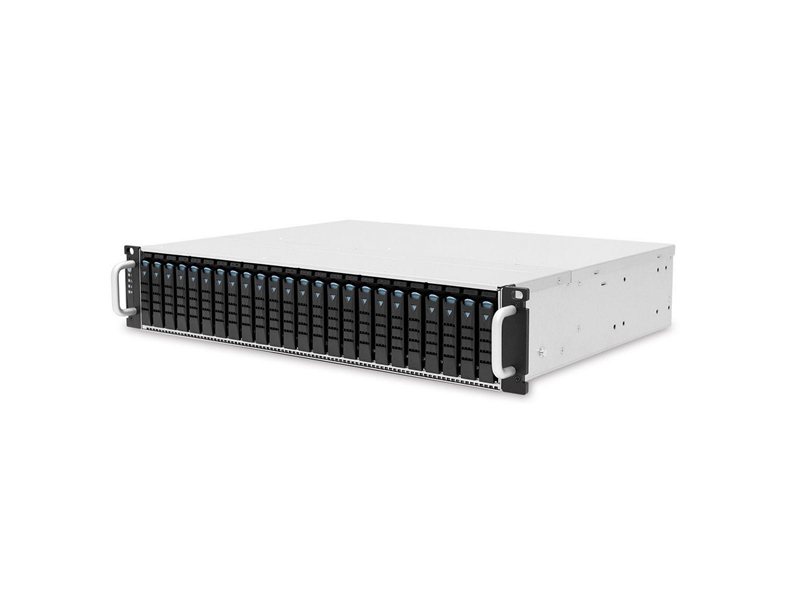 Корпус AIC XJ1-20247-02 2U 24x 2.5" hot-swap bays, hot-swap JBOD with dual SAS 24G expander controller, dual BMC, tool-less HDD tray, 800W 1+1 hot-swap redundant 80+ Platinum, tool-less rail kit (4X series)