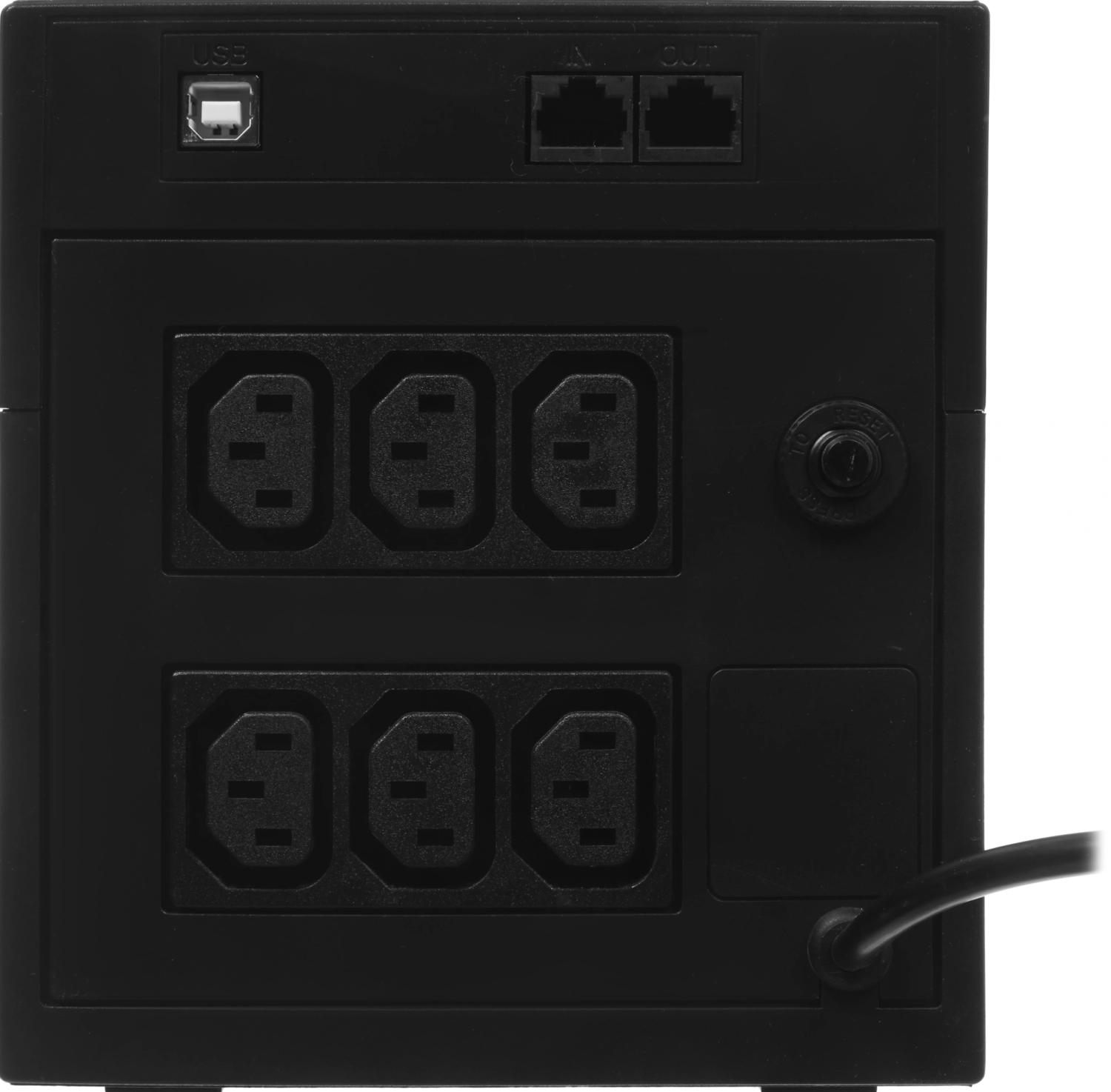 Источник бесперебойного питания Powercom Raptor RPT-1500AP 900Вт 1500ВА черный