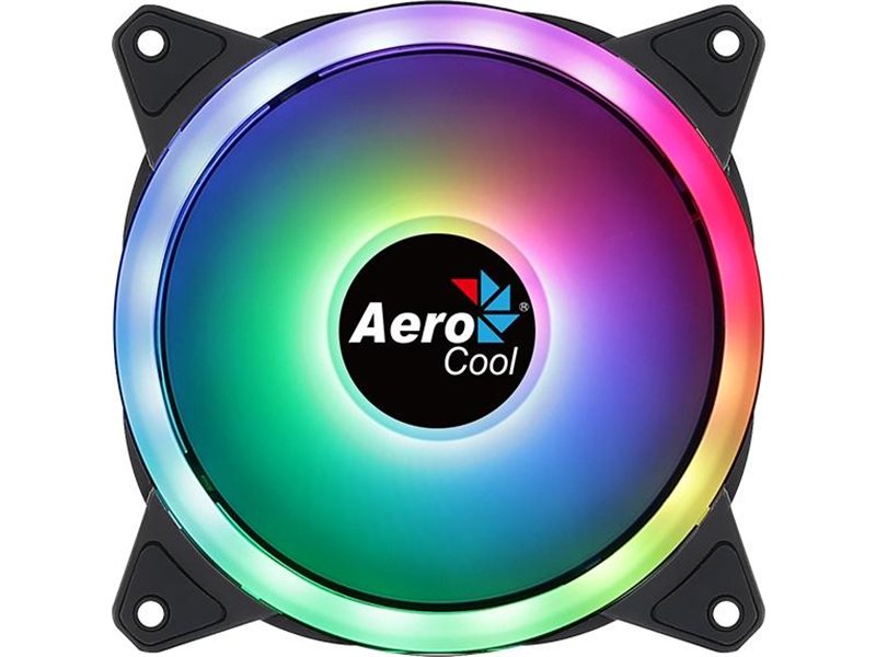 Вентилятор Aerocool Duo 12 ARGB (120мм, 19.7dB, 1000rpm, 6-pin, подсветка) RTL (4710562752571)
