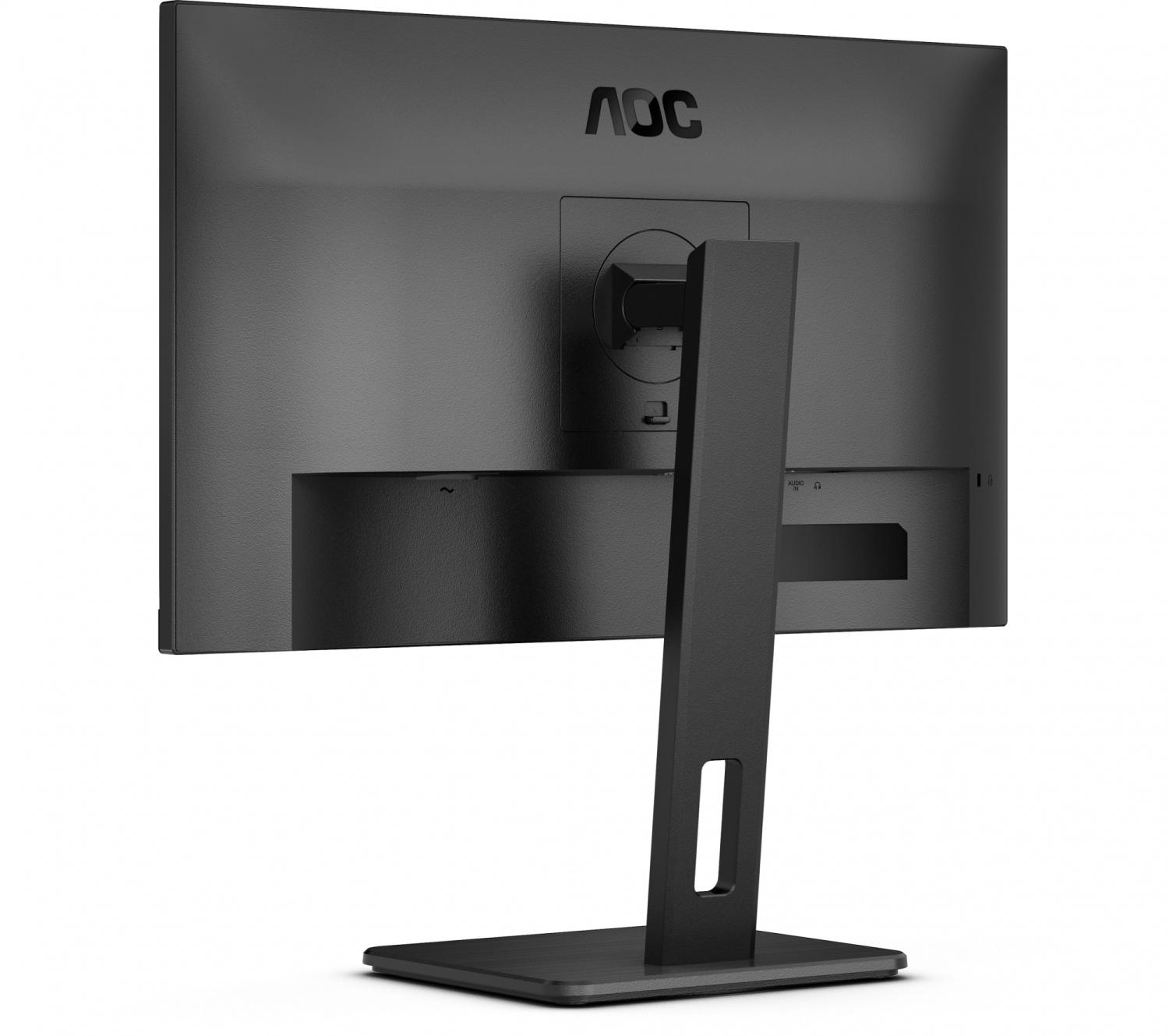 Монитор AOC 24" 24E3QAF черный IPS LED 16:9 HDMI M/M матовая HAS Piv 300cd 178гр/178гр 1920x1080 75Hz VGA DP FHD 4.45кг