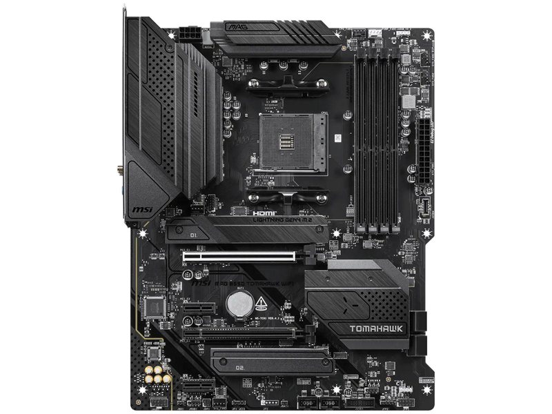 Материнская плата MSI MAG B550 TOMAHAWK WIFI Soc-AM4 AMD B550 4xDDR4 ATX AC`97 8ch(7.1) 2.5Gg RAID+HDMI+DP